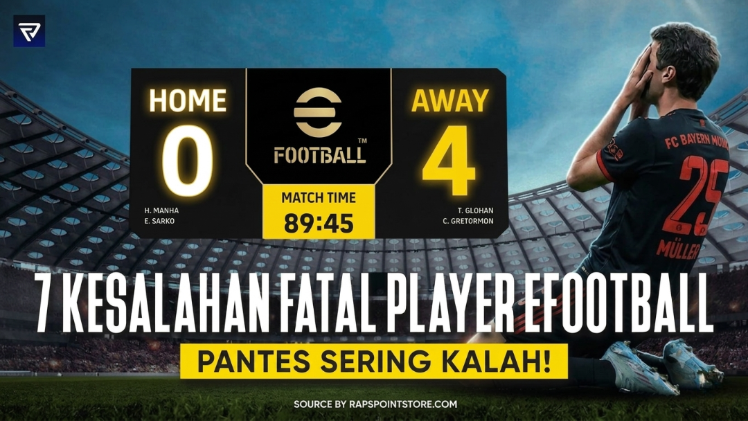 7 Kesalahan Pemula di eFootball yang Bikin Selalu Kalah (Nomor 9 Paling Sering!)